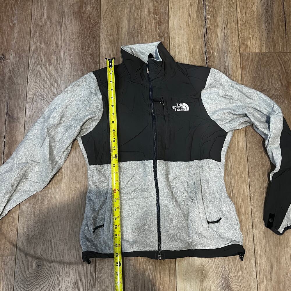 THE NORTH FACE Women's Polartec Denali Fleece Jacket Size XS In Black/Gray - Picture 4 of 8